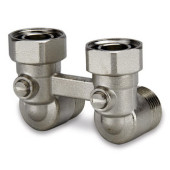 Узел нижнего подключения TE-CA двойной угловой G 3/4"