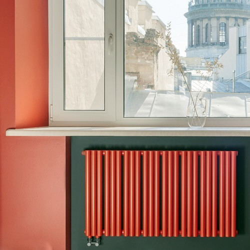 Стальной трубчатый радиатор отопления Empatiko Takt L1-952-1750 Scarlet Red Стальной трубчатый радиатор отопления Empatiko Takt L1-952-1750 Scarlet Red