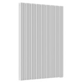 Стальной трубчатый радиатор отопления Empatiko Takt LR2-1072-2000 Silk White