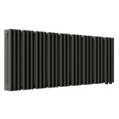 Стальной трубчатый радиатор отопления Empatiko Takt LR2-1072-300 Coal Black