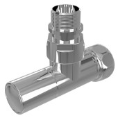 Вентиль запорный угловой 3/4"х1/2" г/ш