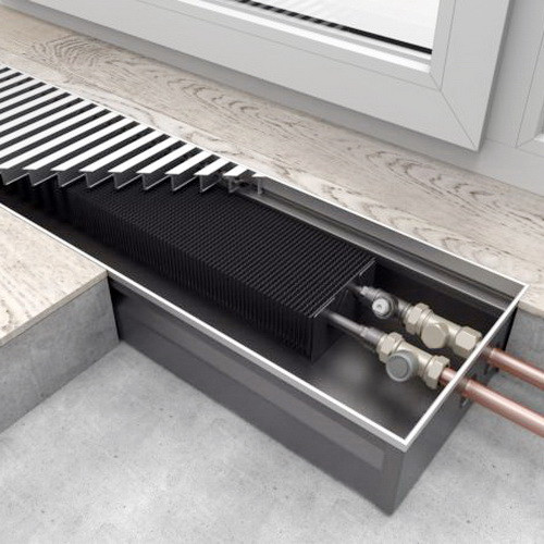 Конвектор внутрипольный КЗТО Бриз 300x80x800 