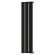 Стальной трубчатый радиатор отопления Empatiko Takt L1-352-2000 Coal Black