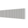 Стальной трубчатый радиатор отопления Empatiko Takt S2-1792-300 Cream Grey