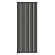Стальной трубчатый радиатор отопления Empatiko Takt L1-592-2000 Coal Black