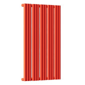 Стальной трубчатый радиатор отопления Empatiko Takt S1-592-1750 Scarlet Red