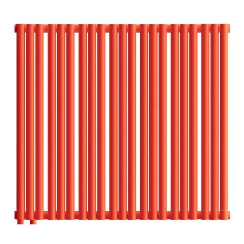 Стальной трубчатый радиатор отопления Empatiko Takt L1-832-500 Scarlet Red