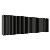 Стальной трубчатый радиатор отопления Empatiko Takt LR2-1672-300 Coal Black