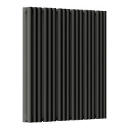 Стальной трубчатый радиатор отопления Empatiko Takt S2-712-500 Coal Black Стальной трубчатый радиатор отопления Empatiko Takt S2-712-500 Coal Black