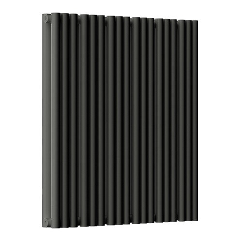 Стальной трубчатый радиатор отопления Empatiko Takt S2-712-500 Coal Black