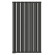 Стальной трубчатый радиатор отопления Empatiko Takt L1-832-2000 Coal Black