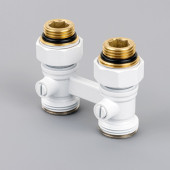 Узел нижнего подключения Delta проходной G 3/4 x 1/2 D=50 MM (Белый глянцевый) Узел нижнего подключения Delta проходной G 3/4 x 1/2 D=50 MM (Белый глянцевый)