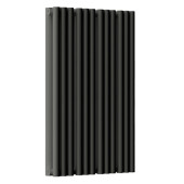 Стальной трубчатый радиатор отопления Empatiko Takt S2-472-500 Coal Black  Стальной трубчатый радиатор отопления Empatiko Takt S2-472-500 Coal Black