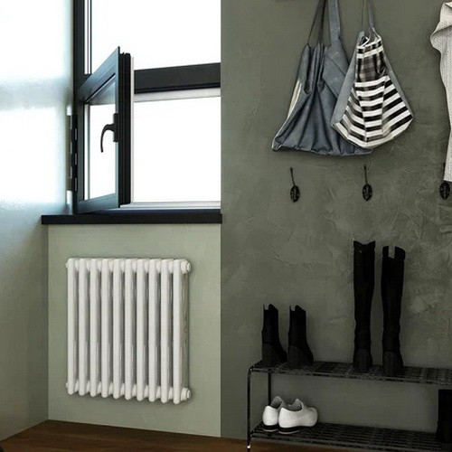 Стальной трубчатый радиатор отопления VELAR 2057 U 14 секций боковое подключение RAL 9016 Стальной трубчатый радиатор отопления VELAR 2057 U 14 секций боковое подключение RAL 9016