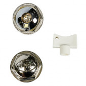 Монтажный комплект для радиаторов Rifar Monolit и SUPReMO (подводка 3/4") Хром